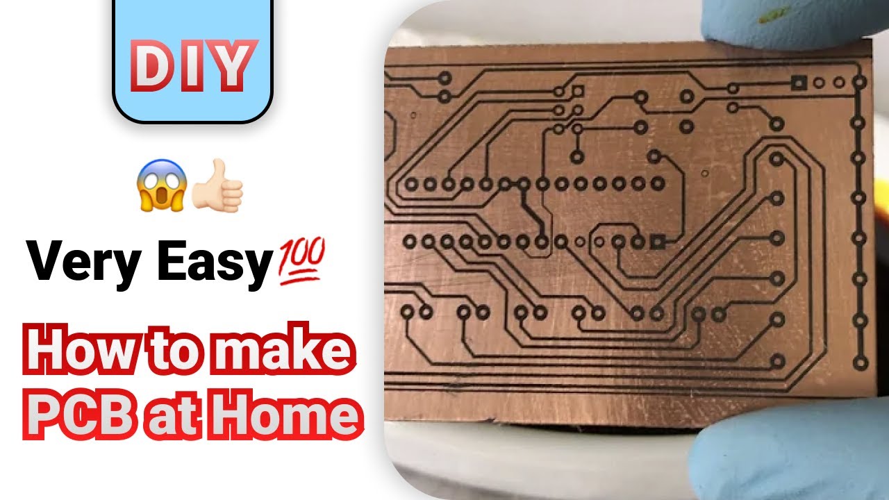 PCB Etching at Home PERFECT!! SECRET TIPS