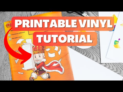 Royal Elements Printable Vinyl Tutorial