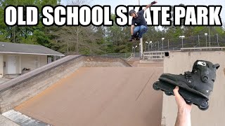 Boosting at the Old School Skatepark // Aggressive Inline Skating