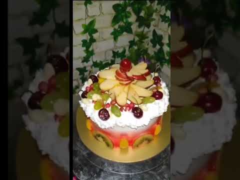 #homemadecake #Fruit Cake #kirti cakes #shots #cake #kirti #fruitcakedesign ##Homemadecake0511