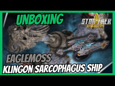 UNBOXING: Klingon Sarcophagus Ship - Star Trek Discovery - Eaglemoss