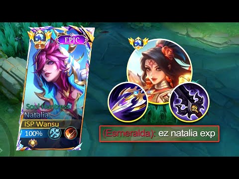NEW META NATALIA EXP BEST BUILD AGAINST TANK HEROES | Mobile Legends