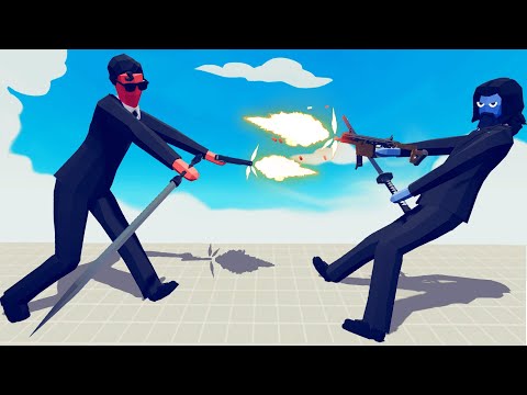 Caine (John Wick) vs EVERY UNIT | Totally Accurate Battle Simulator-TABS