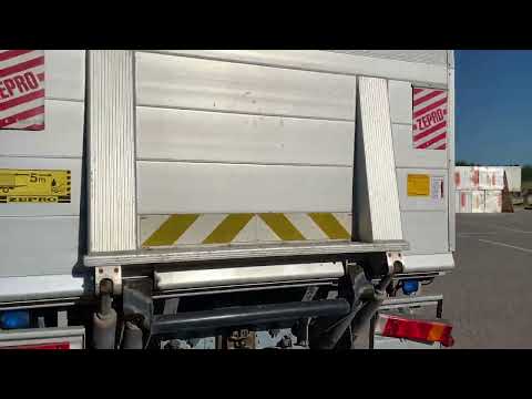 B2B Auctions A/S / IVECO EURO CARGO TECTOR 120E18 with double cab and ZEPRO 2000 loading ramp.