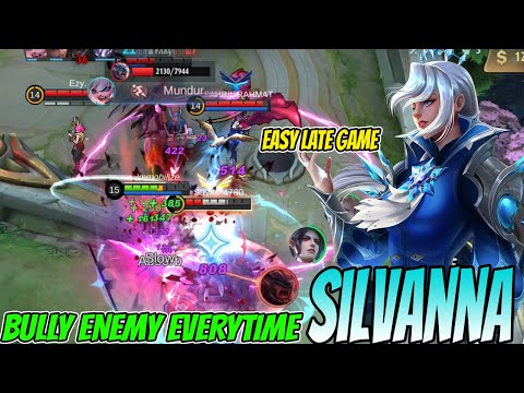 SILVANA OFFLANER INSANE DAMAGE BULLY LAPU LAPU  - Silvanna Best Build 2023 ~ MLBB