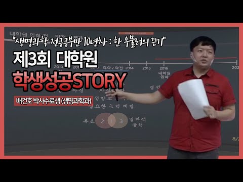[편집영상] 제3회 대학원 학생성공스토리 특강 