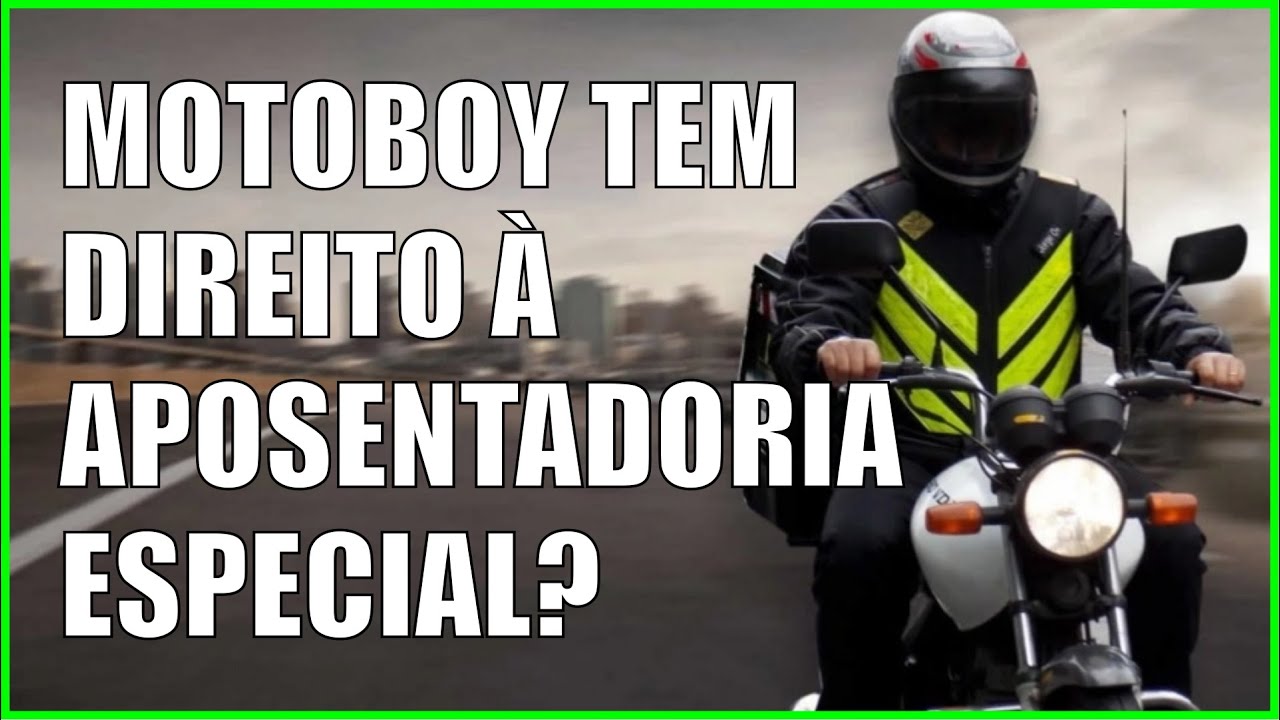 MOTOBOY TEM DIREITO A APOSENTADORIA ESPECIAL? SAIBA TUDO SOBRE!