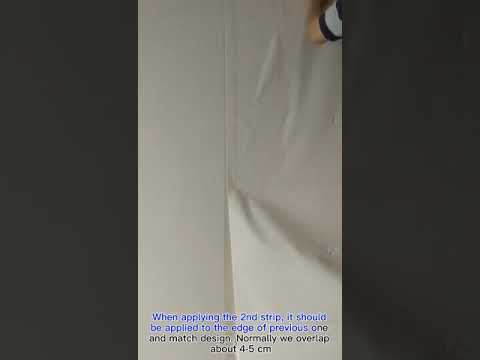 Overlap and double cutting Topli commercial wallcoverings