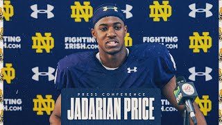 Jadarian Price | Spring Practice Press Conference (3.27.24) | Notre Dame Football