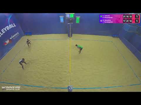 12:50 A. Zabuha / D. Kharchenko - M. Bedukha / Y. Yevdokymov 03.04.2023 | Winners Beach Volleyball