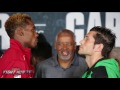 Broner vs. Garcia - Charlo vs. Heiland Face Off / Washington vs. Miller face off video