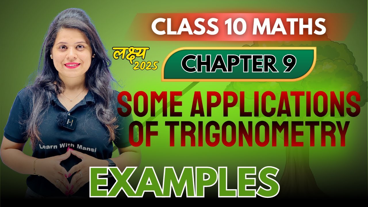 Some Applications Of Trigonometry | Examples | Chapter 9 | 