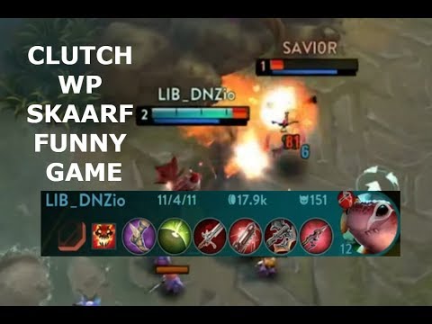 CLUTCH WP SKAARF WIN *INTENSE MATCH*! New Vainglory 5v5 Series