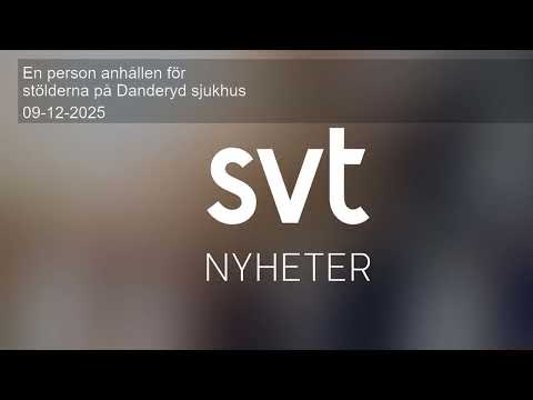 En person anhållen för stölderna på Danderyd sjukhus