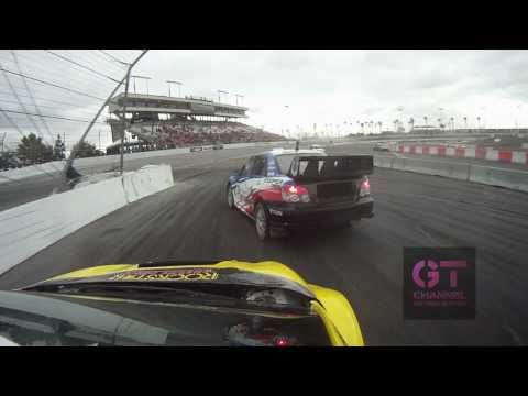 Global Rallycross Finals - Tanner Foust POV - Irwindale Speedway