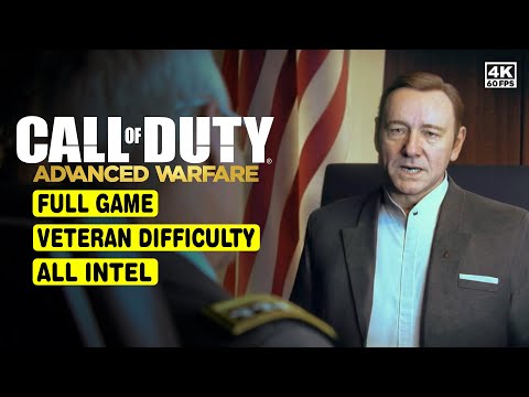 CALL OF DUTY: ADVANCED WARFARE • FULL GAME • VETERAN • ALL INTEL • NO COMMENTARY • 4K