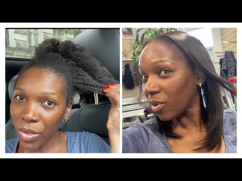 Keratin Treatment on 4C Hair