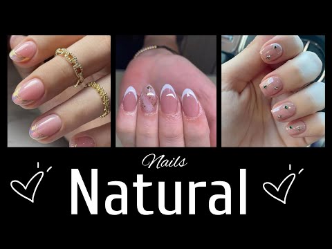 DISEÑOS DE UÑAS NATURAL 2024 #moda #desingnails #uñasprincipiantes #nailart #2024 #nails #uñas2024