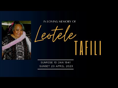 Leotele Tafili (Thu)
