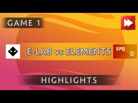 E-lab vs Elements Pro Gaming [Game 1] WellPlay Invitational #4 - Dota Highlights