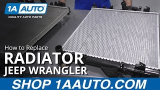 How to Change Radiator 07-17 Jeep Wrangler