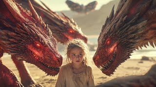 Alien Deadliest Dragons Surrounded a kidnapped HUMAN Little Girl Until Something Strange Happened