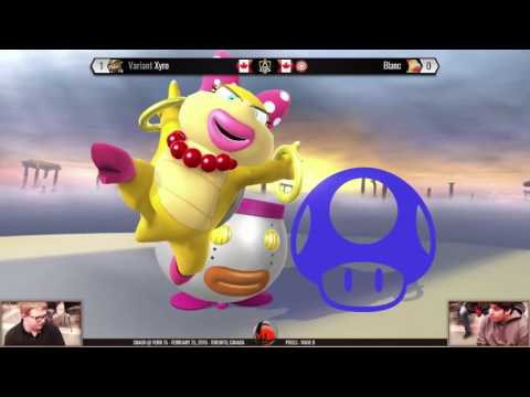 Smash at York 15 - Blanc (Bowser Jr) vs Xyro (Fox) - Smash 4 Wave B Pools