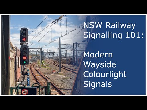 NSW Railway Signalling 101: Modern Wayside Colourlight Signals