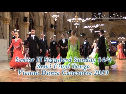 Vienna Dance Concourse 2019 - Senior II Standard Tango Semi Final WDSF - 14 April 2019