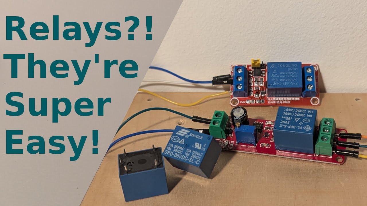 How to use a 5v Relay with an Arduino. (Relays simply explained)