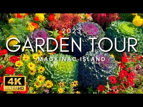 World Famous Island Of Gardens | Mackinac Island Summer Garden Tour 2023