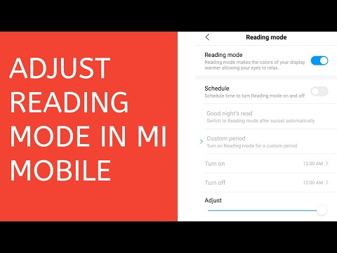 How To Adjust Reading Mode In Any Xiaomi Redmi and Mi Mobile