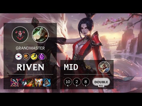 Riven Mid vs Corki - KR Grandmaster Patch 11.21