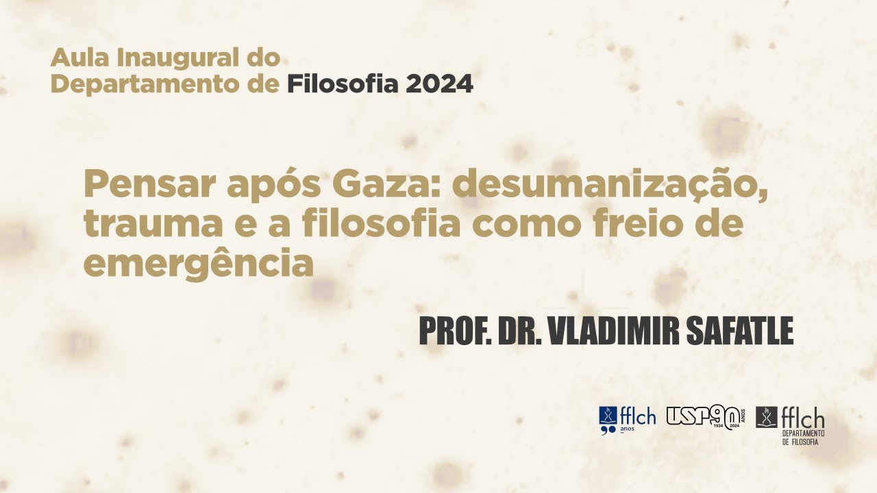 Aula Inaugural do Departamento de Filosofia 2024