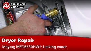 Maytag Dryer Repair - Leaking Water, Will Not Fill - Water Inlet Valve