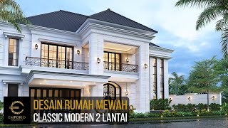 Video Desain Rumah Classic Modern 2 Lantai Bapak Budi di  Surabaya, Jawa Timur