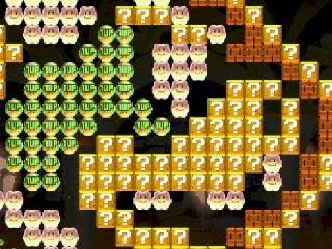 New Super Mario Bros. DS Castle ~ by Ash K. ~ SUPER MARIO MAKER Raw GAMEPLAY