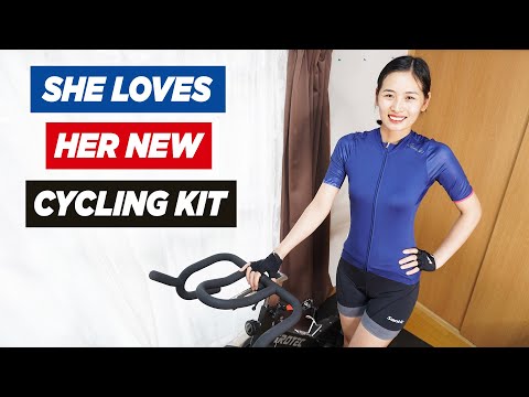 Wife is Starting to Look Like a Pro Cyclist (Santic Jersey Review)