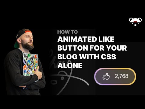 Scroll-Animated "Like" Button for your Blog with CSS Alone #css #javascript #html