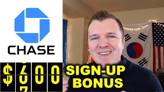 $600 Chase Bank Checking & Savings Sign Up Bonus