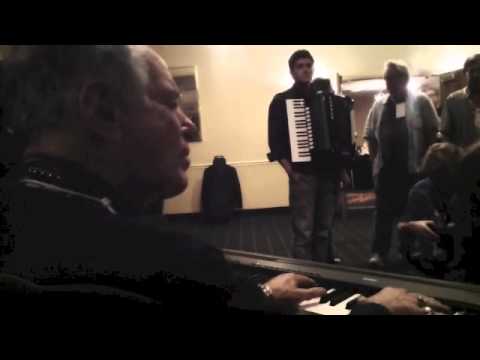 David Amram improv. extolling the virtues of the Philly Folk Festival with Jay Ansill on fiddle