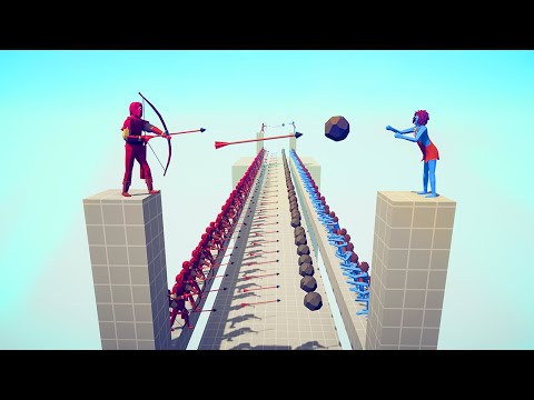50x ARCHER vs 50x EVERY RANGED UNITS Part 1 | TABS - Totally Accurate Battle Simulator