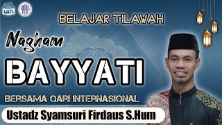 Download lagu Ustadz Syamsuri Firdaus II Belajar Nagham Bayyati Bersama Qari Internasional mp3
