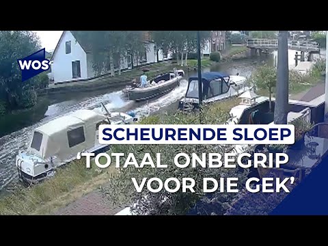 A tearing boat causes more misery: 'What a crazy person'