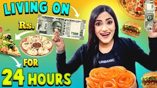 LIVING On 1000 Rs For 24 HOURS Challenge *very dif
