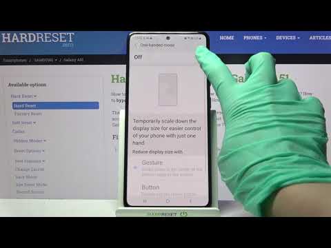 How to Turn On One-Handed Mode – Accessibility Settings on SAMSUNG Galaxy A51