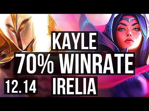 KAYLE vs IRELIA (TOP) | 70% winrate, 11/1/3, Legendary | EUW Master | 12.14