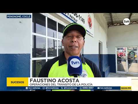 Vehículo choca contra farmacia en Coclé