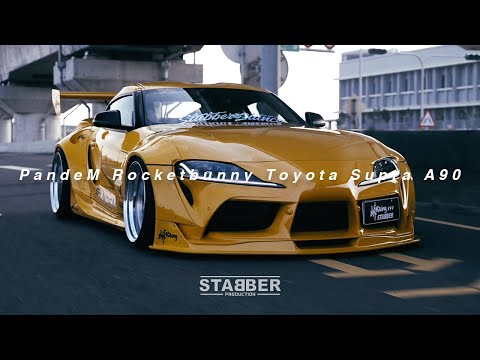 [ 4K ] Bagged Pandem Rocketbunny WideBody A90 Toyota Supra Stance - STABBER x 峠Racing