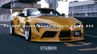 [ 4K ] Bagged Pandem Rocketbunny WideBody A90 Toyota Supra Stance - STABBER x 峠Racing